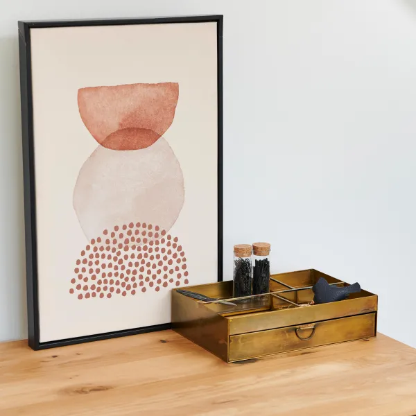 Abstract Decora O De Parede Preto, Branco, Castanho>CASA Discount