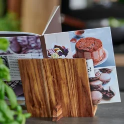 Acacia Lux Suporte Para Livro Cozinha/Tablet Natural><noscript><img width=