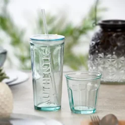 Authentic Copo Com Palha Transparente><noscript><img width=