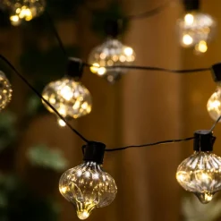 Azis Grinalda Iluminada 10 Led Exterior Forma De Gota><noscript><img width=