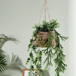 Baku Vaso De Pendurar Preto, Natural><noscript><img width=