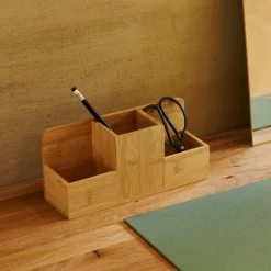 Bamboo Caixa-Canetas Natural><noscript><img width=