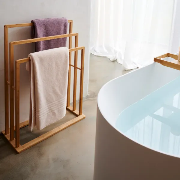 Bamboo Estante Para Toalhas Natural>CASA Flash Sale