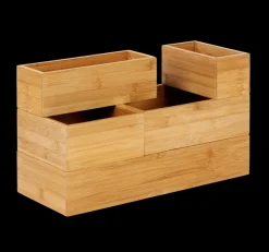 Bamboo Organizador De Gaveta Natural><noscript><img width=