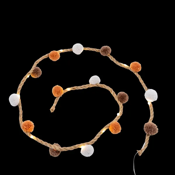 Basil Grinalda Iluminada Diversas Cores, Branco, Castanho, Terracota>CASA Best Sale