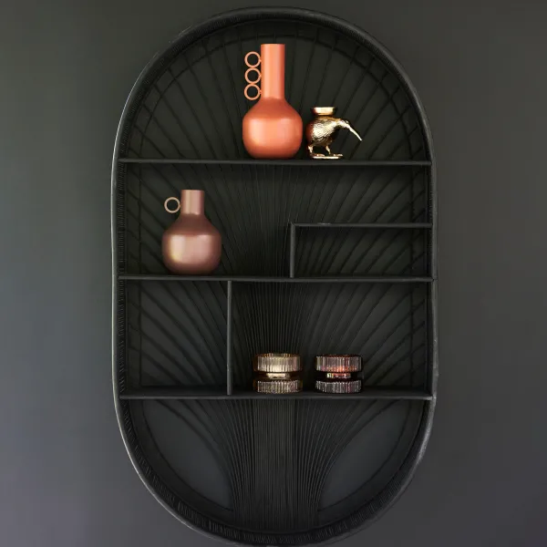 Bavi Estante De Parede Preto>CASA Best Sale