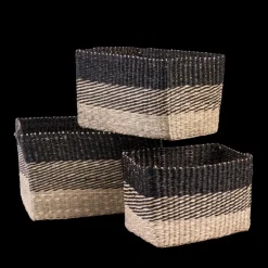 Bobo Cesto Gaveta Preto, Natural><noscript><img width=