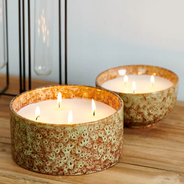 Bowl Vela Em Pote Branco>CASA Cheap