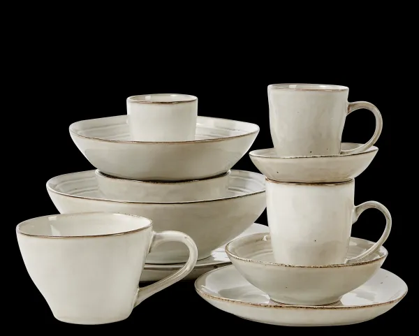 Earth Marl Caneca Com Pega Creme>CASA Shop