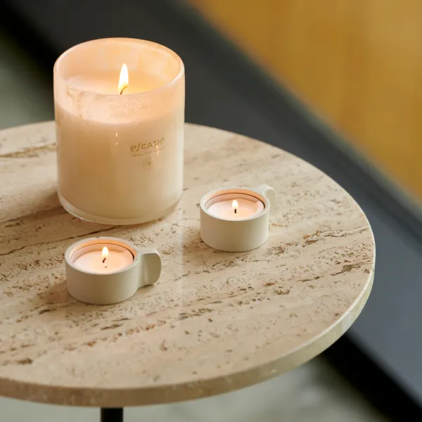 Escape World Goa Vela Perfumada Em Copo Branco, Rosa Antiga>CASA New