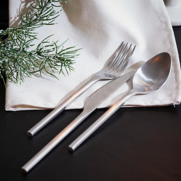 Etna Satin Talheres 16 Pe As Prateado>CASA Discount