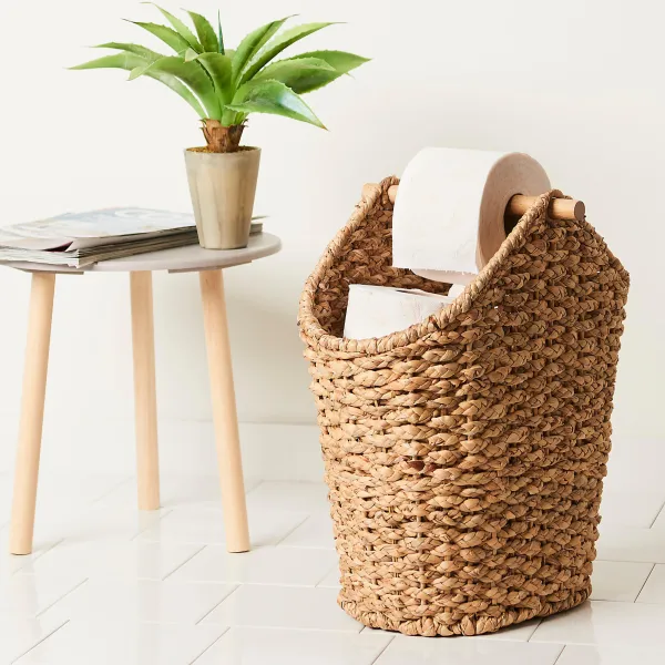 Flores Porta- Rolo De Papel Porta-Revistas Natural>CASA Online