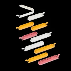 Klipper Clipes Conjunto De 10 Mistura De Cores Cinzento, Amarelo Escuro, Terracota>CASA Fashion