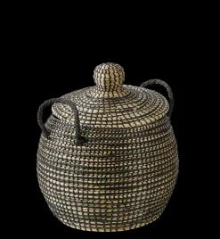 Leo Cesto Luxuoso Preto, Natural>CASA Fashion