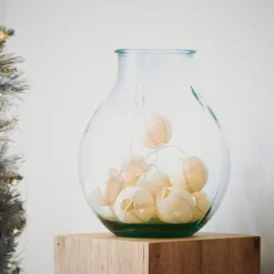 Lynn Grinalda Iluminada 10 Leds Bege><noscript><img width=