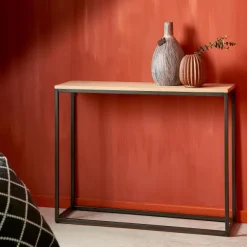 Oak Arm Rio De Parede Preto, Natural><noscript><img width=