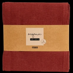 Organic Toalha De Mesa Vermelho>CASA Shop