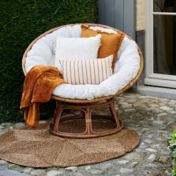 Papasan Cadeira Lounge Natural, Cru><noscript><img width=