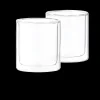 Relax Copo Parede Dupla Conjunto De 2 Transparente>CASA Outlet