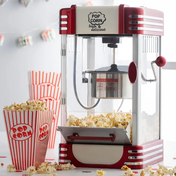 Retro Fun M Quina Para Fazer Pipocas Xl Vermelho>CASA Cheap