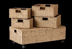 Seagrass Caixa De Arrumação Em Rodas Natural><noscript><img width=