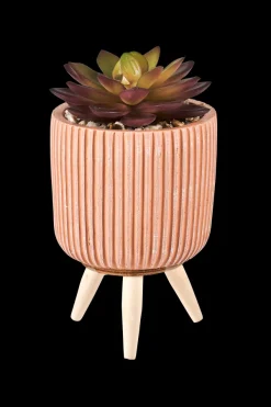 Stripe Cr Ssula Artificial Em Pote Multicolor>CASA Outlet