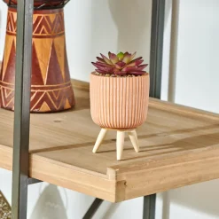 Stripe Cr Ssula Artificial Em Pote Multicolor>CASA Outlet