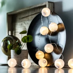 Strung Grinalda Iluminada 10 Leds Branco><noscript><img width=