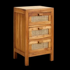 Teck C Moda De 3 Gavetas Natural><noscript><img width=