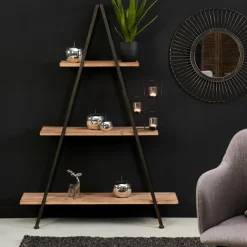 Vermont Estante De Parede Preto, Natural><noscript><img width=